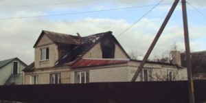 В Лиде горел жилой двухэтажный дом В Лиде горел жилой двухэтажный дом