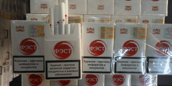 Сигареты в Литву пытались ввезти в составе с удобрениями