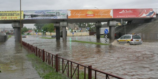 Город Лида затопило (Фото, Видео)