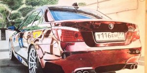 В Лиде 19-летний парень рисует автомобили так, что его рисунки путают с фотографиями (Фото) В Лиде 19-летний парень рисует автомобили так, что его рисунки путают с фотографиями (Фото)