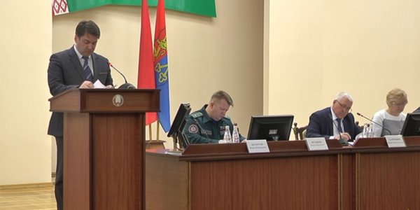 Лидский район посетил заместитель министра по чрезвычайным ситуациям Игорь Болотов