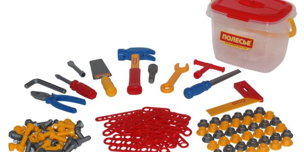 Детский набор строительных инструментов ТМ «Полесье» - актуальные игрушки для мальчиков