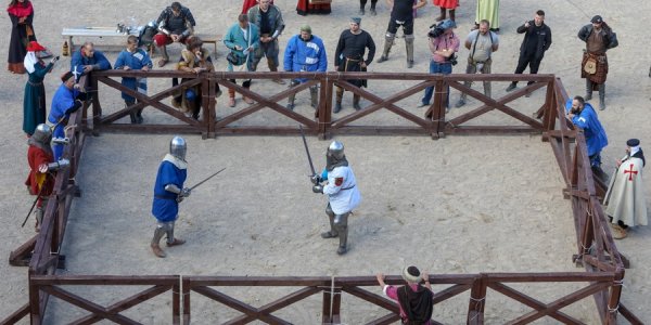В Лиде состоялся рыцарский турнир «Меч Лидского замка»