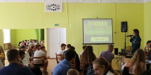 В Лиде прошло интеллектуальное шоу «Мозгобойня. Игры безопасности» В Лиде прошло интеллектуальное шоу «Мозгобойня. Игры безопасности»