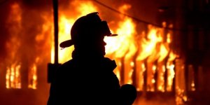 В Лиде горел жилой дом В Лиде горел жилой дом